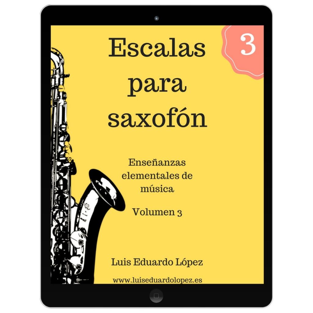 Ebook Escalas para saxofón 3